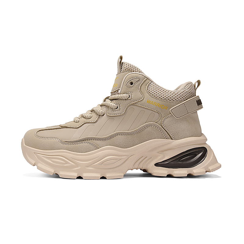 WARRIOR Высокие беговые кроссовки мужские с усиленной амортизацией и износостойкой подошвой khaki
WARRIOR Высокие беговые кроссовки мужские с усиленной амортизацией и износостойкой подошвой khaki