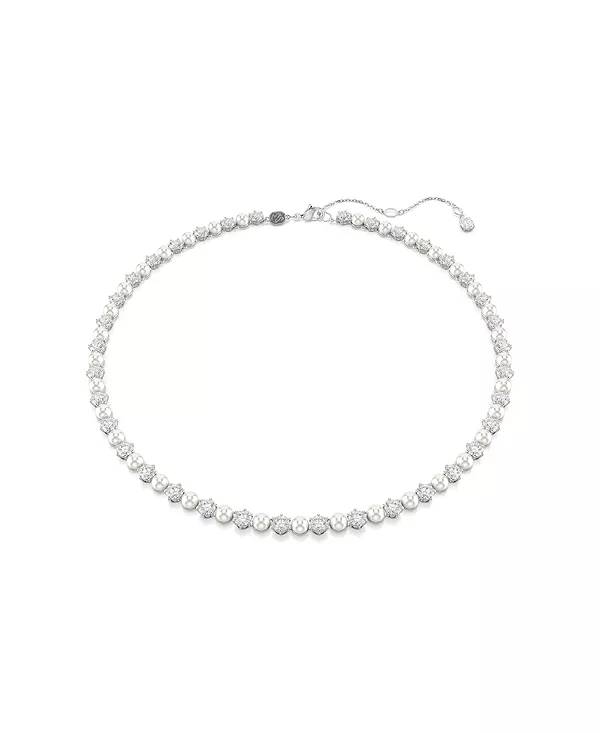 Теннисное ожерелье Matrix с круглым ограненным белым родиевым покрытием Swarovski, white
Теннисное ожерелье Matrix с круглым ограненным белым родиевым покрытием Swarovski, white