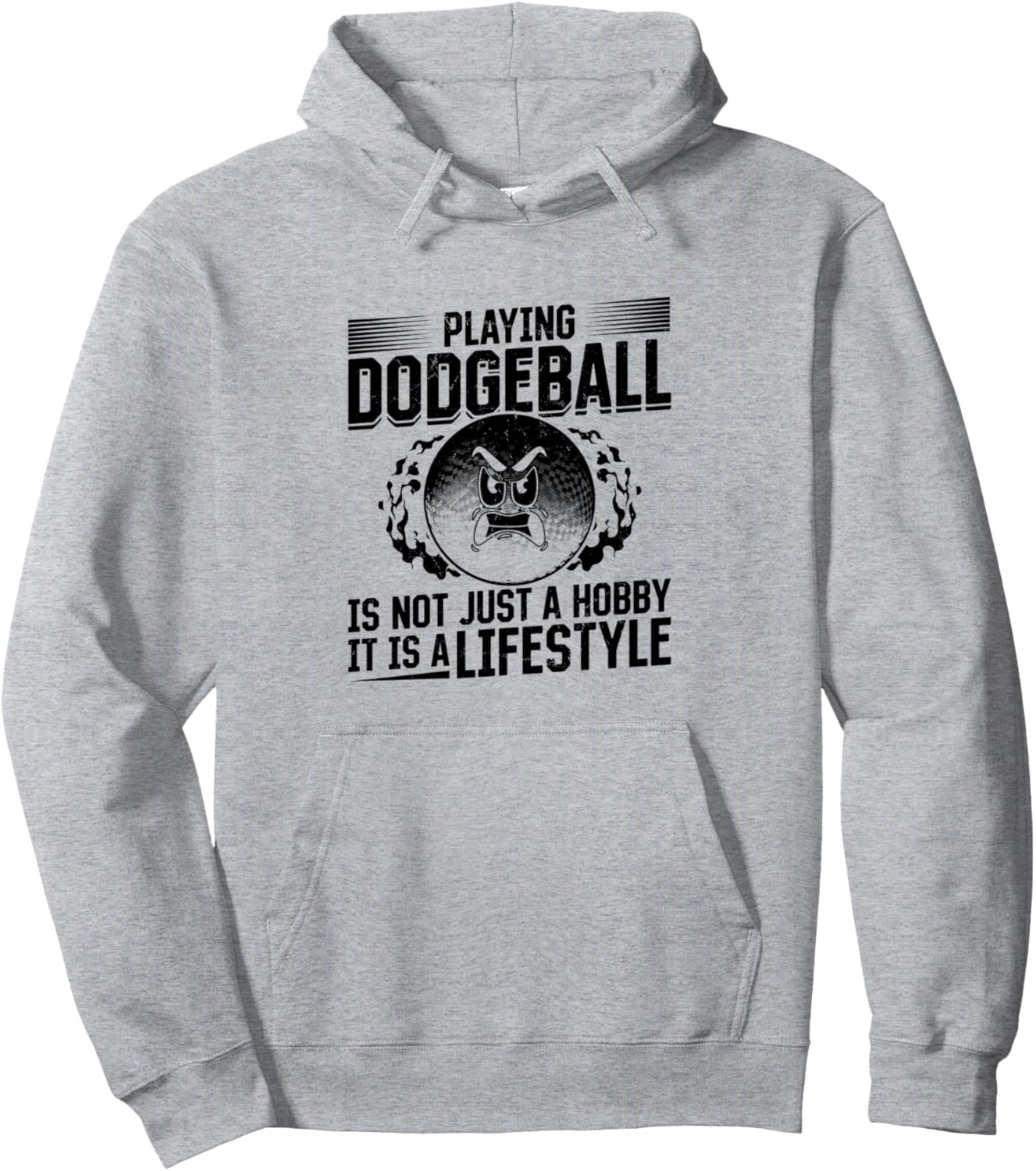 Игра в доджбол - это не просто хобби, это образ жизни. Толстовка с капюшоном Dodgeball Designs, серый
Игра в доджбол - это не просто хобби, это образ жизни. Толстовка с капюшоном Dodgeball Designs, серый