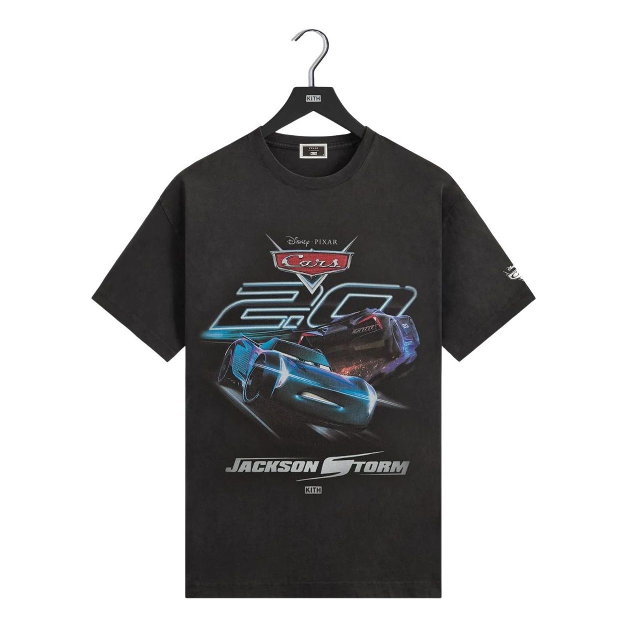 Винтажная футболка KITH x Disney Pixar с изображением Джексона Шторма, цвет «черный»
Винтажная футболка KITH x Disney Pixar с изображением Джексона Шторма, цвет «черный»