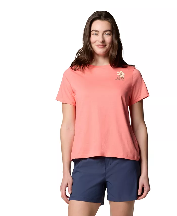 Женский топ с короткими рукавами Rolling Bend Graphic, размеры XS–3X Columbia 
Женский топ с короткими рукавами Rolling Bend Graphic, размеры XS–3X Columbia