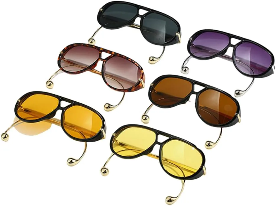 Винтажные солнцезащитные очки большого размера, унисекс, с двойной перемычкой, защита от УФ-излучения UV400, модные очки в стиле панк, популярные TKKTLLT, Black-black
Винтажные солнцезащитные очки большого размера, унисекс, с двойной перемычкой, защита от УФ-излучения UV400, модные очки в стиле панк, популярные TKKTLLT, Black-black