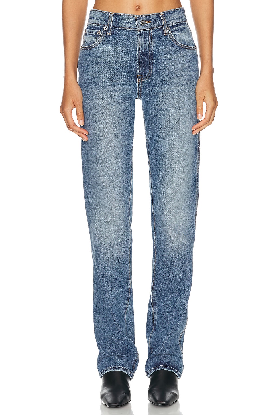 Джинсы Isabel Low Rise Straight Grlfrnd, Eaton Canyon
Джинсы Isabel Low Rise Straight Grlfrnd, Eaton Canyon