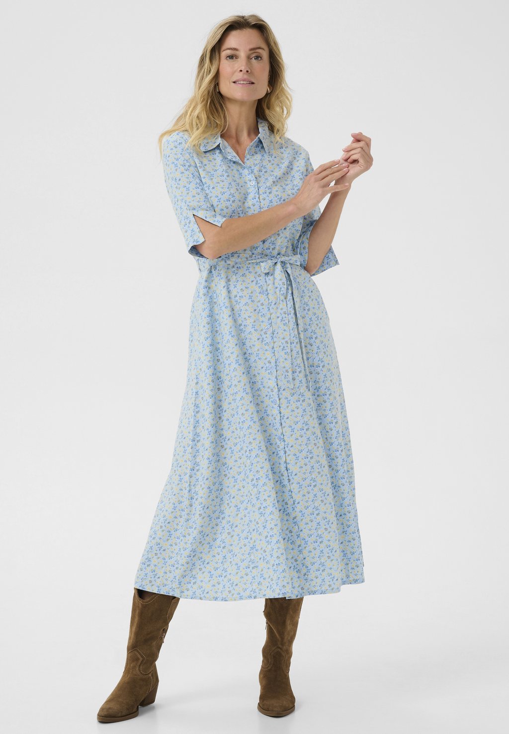 Платье-рубашка TIAH Cream, синий
Платье-рубашка TIAH Cream, синий