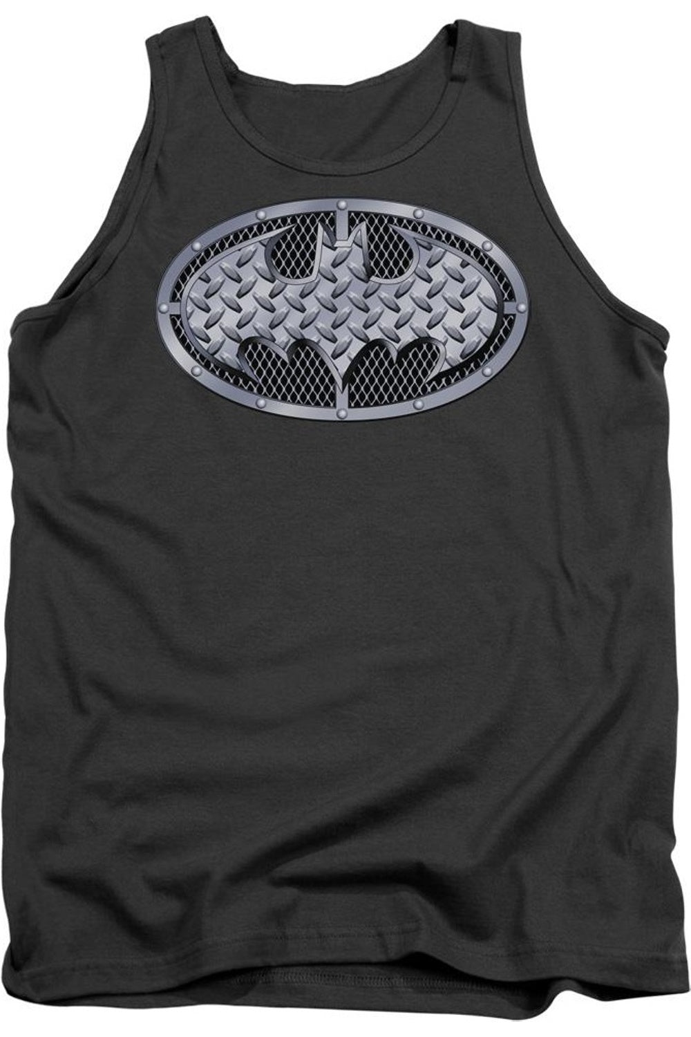 Бэтмен Стальной сетчатый щит для взрослых Майка Gildan, цвет charcoal
Бэтмен Стальной сетчатый щит для взрослых Майка Gildan, цвет charcoal