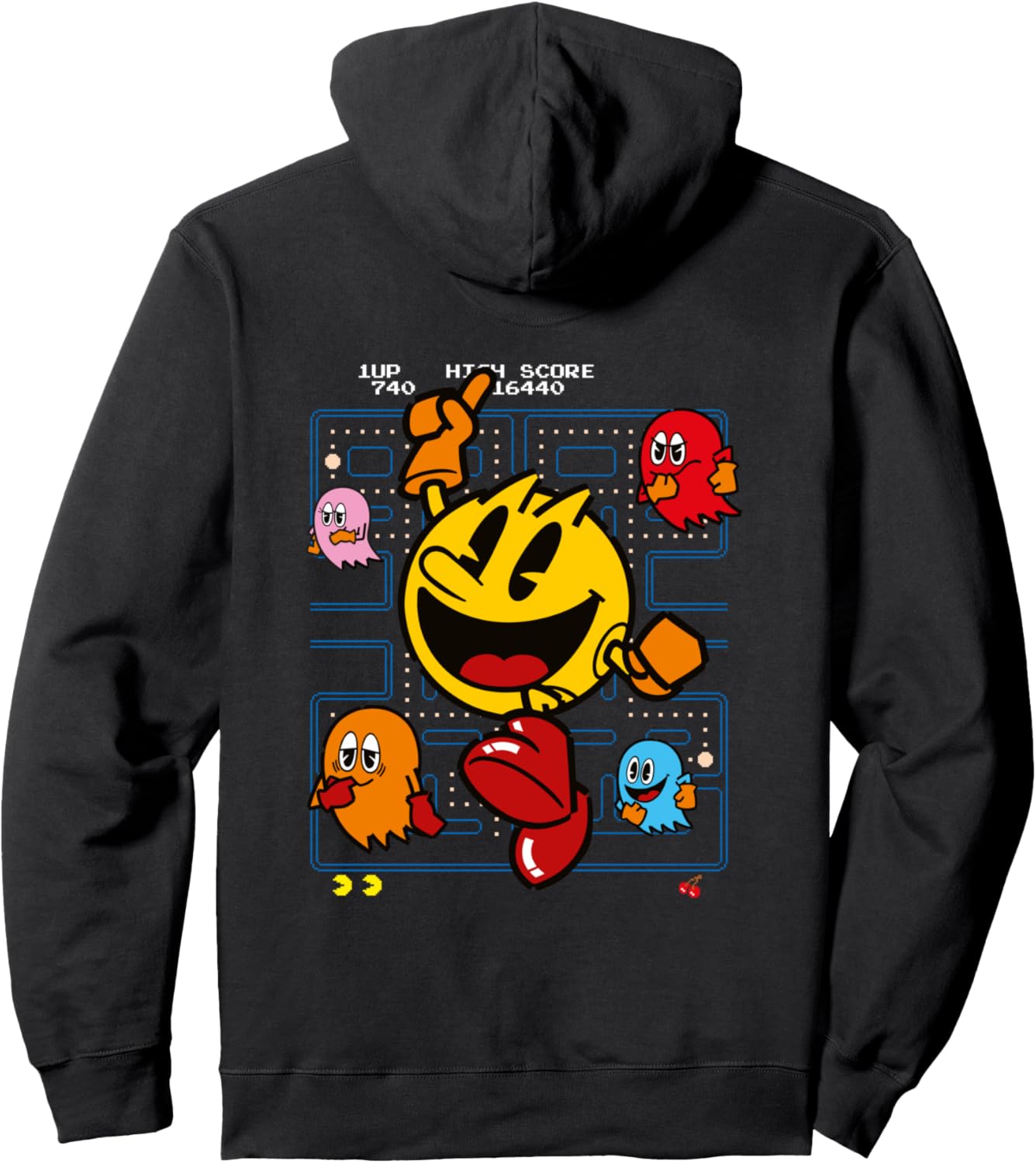 Толстовка с капюшоном Pac-Man Bandai Namco Entertainment Inc., черный
Толстовка с капюшоном Pac-Man Bandai Namco Entertainment Inc., черный