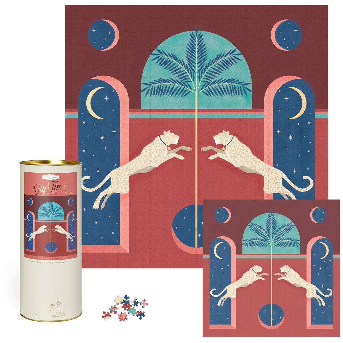 Пазл с сусальным золотом "Прыгающие леопарды", 1000 шт. Jigsaw
Пазл с сусальным золотом "Прыгающие леопарды", 1000 шт. Jigsaw