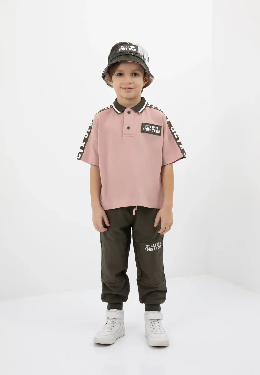 Брюки из ткани Гулливер, на эластичном поясе Gulliver, хаки
Брюки из ткани Гулливер, на эластичном поясе Gulliver, хаки