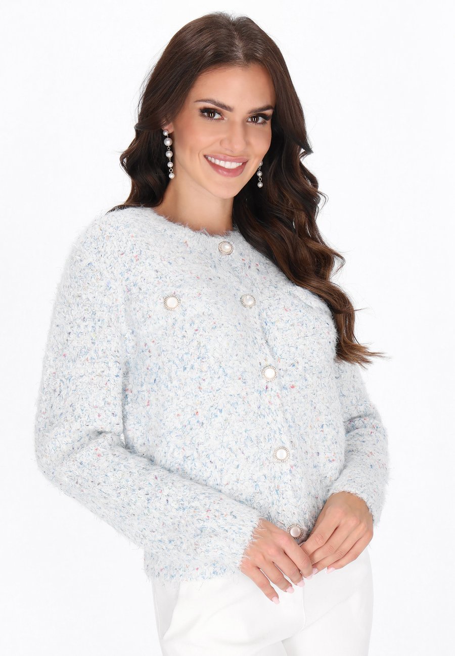 Кардиган faina Cardigan, White Multicolor/White
Кардиган faina Cardigan, White Multicolor/White