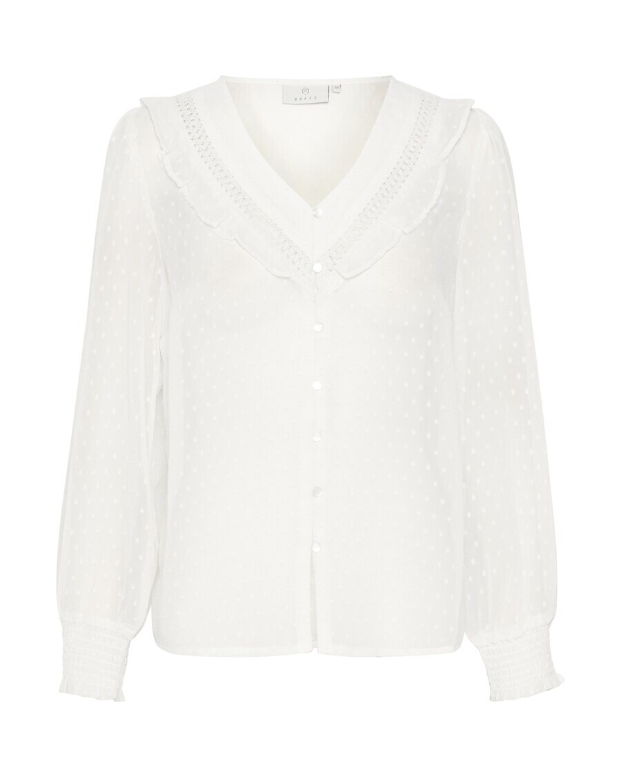 Блузка Kaffe Blouse Sigala, натуральный белый
Блузка Kaffe Blouse Sigala, натуральный белый