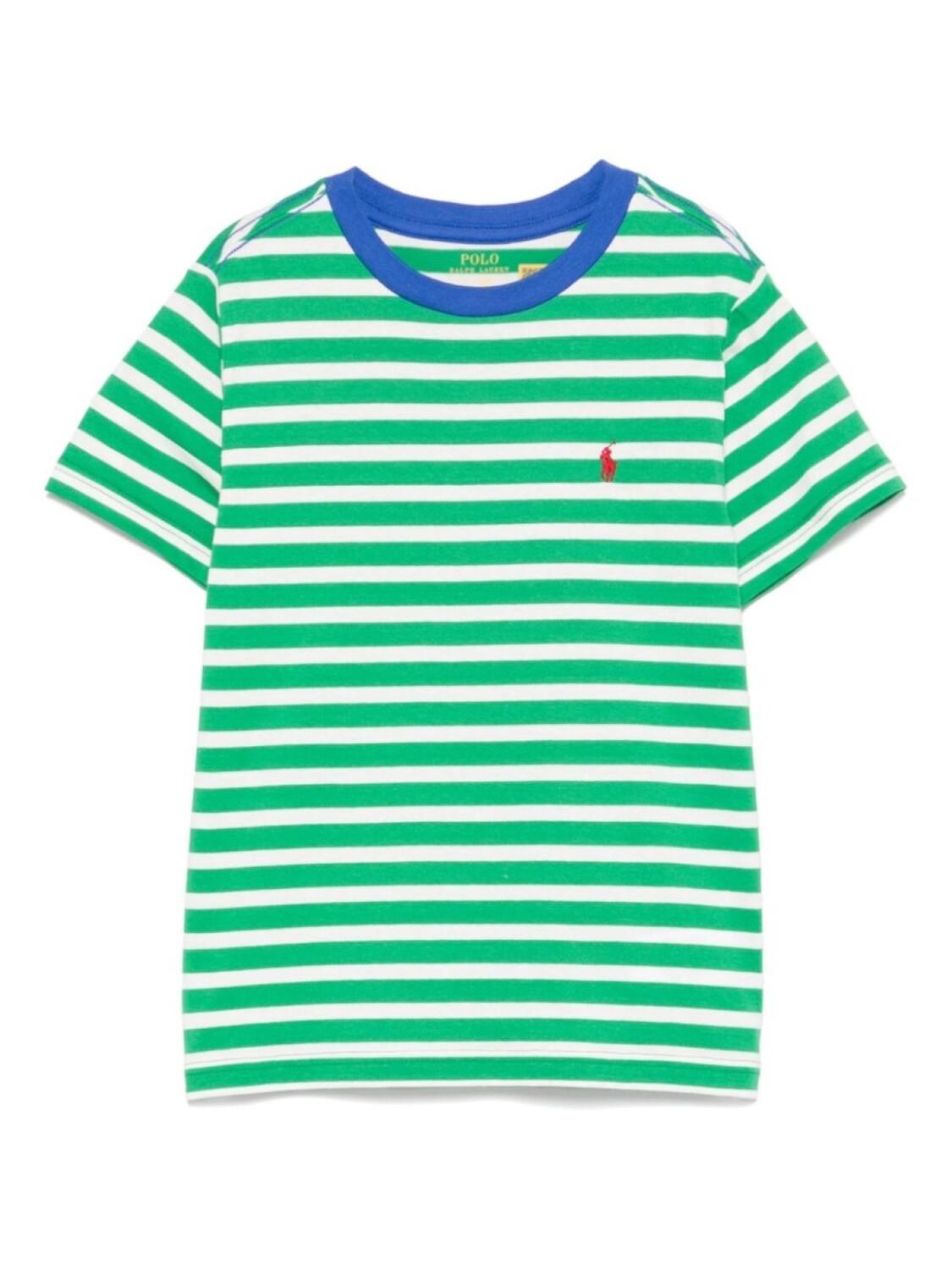 Футболка в полоску POLO RALPH LAUREN KIDS, зеленый
Футболка в полоску POLO RALPH LAUREN KIDS, зеленый