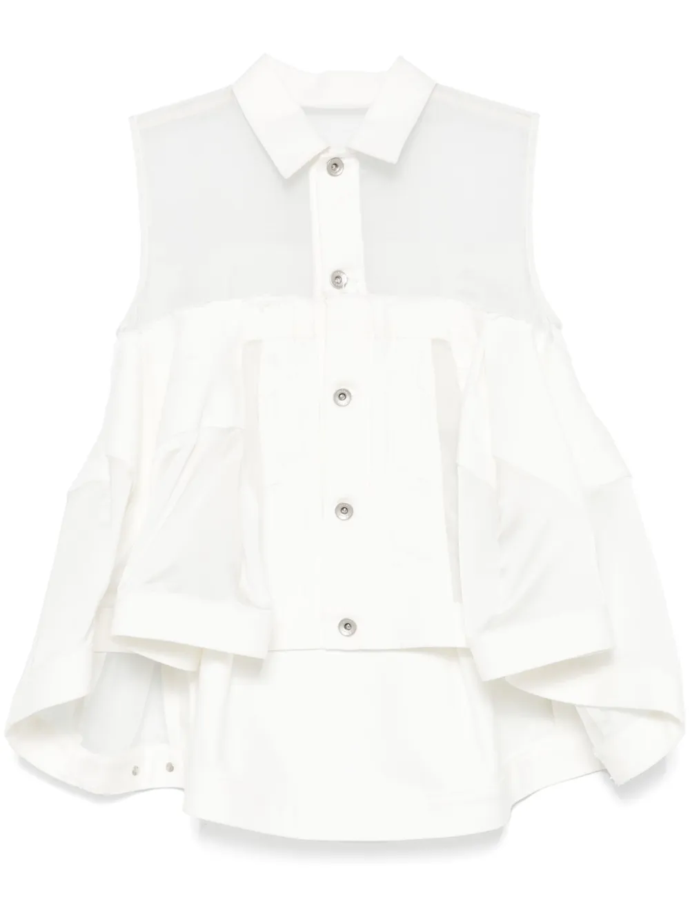 Джинсовая рубашка SACAI, белый
Джинсовая рубашка SACAI, белый