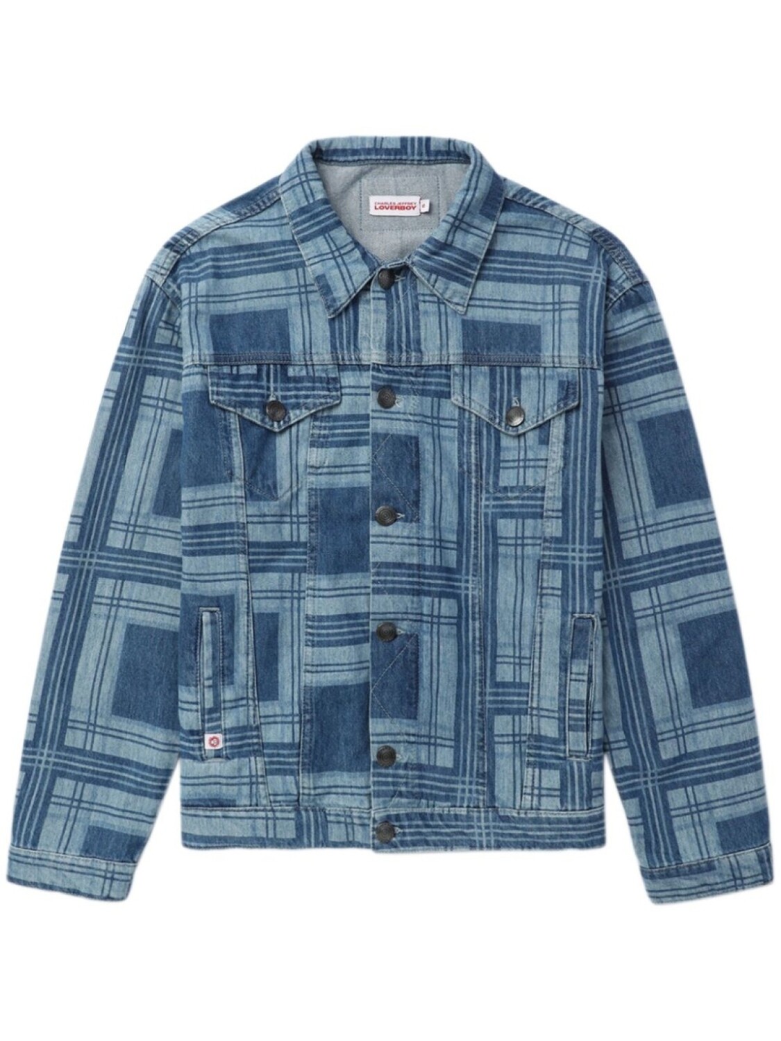 Charles Jeffrey Loverboy джинсовая куртка в клетку тартан, синий
Charles Jeffrey Loverboy джинсовая куртка в клетку тартан, синий