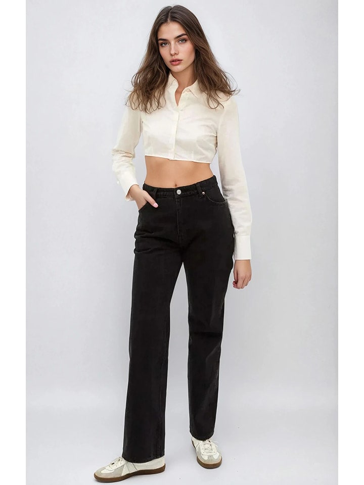 Monki Джинсы - стандартного кроя - черного цвета
Monki Джинсы - стандартного кроя - черного цвета