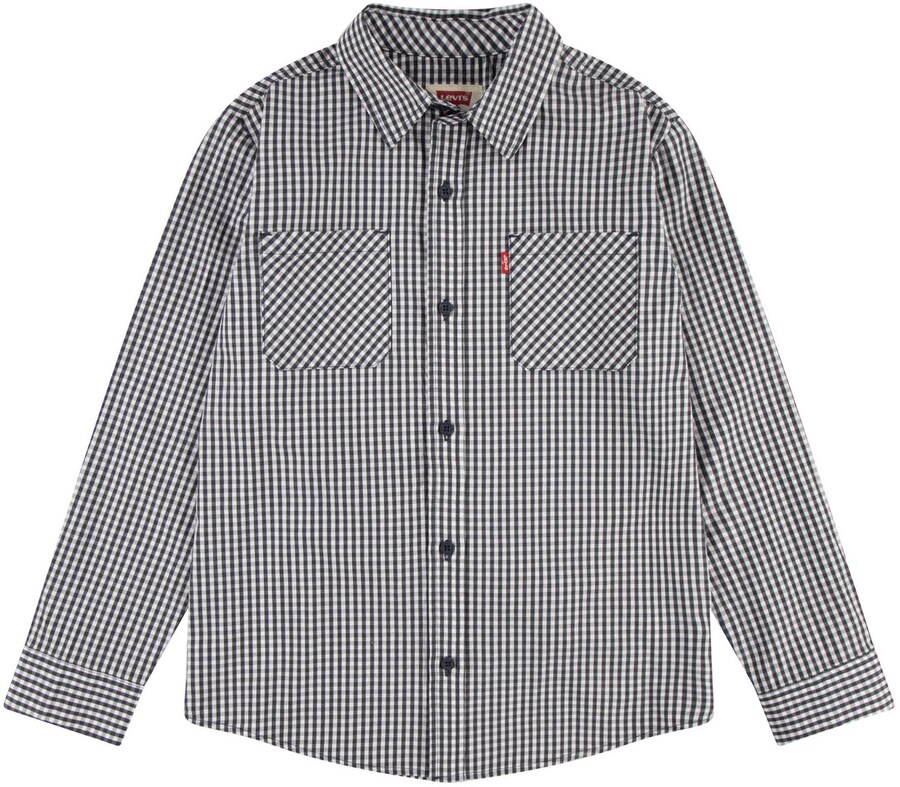 Рубашка на пуговицах классического кроя Levi's Kids, черный
Рубашка на пуговицах классического кроя Levi's Kids, черный