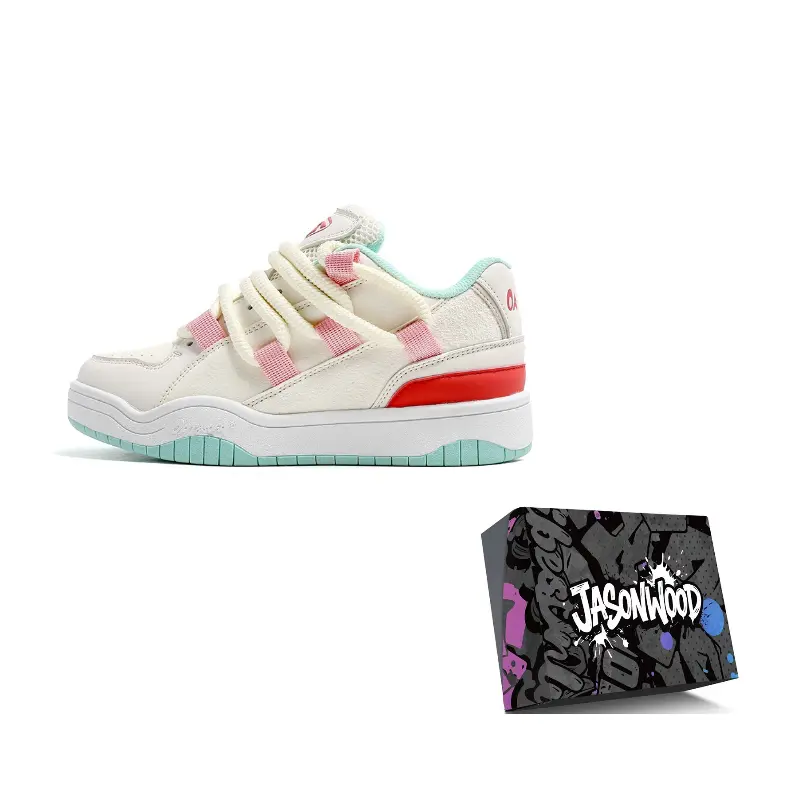 JASONWOOD Низкие скейтерские кроссовки унисекс бежево-голубые, цвет Beige Blue
JASONWOOD Низкие скейтерские кроссовки унисекс бежево-голубые, цвет Beige Blue