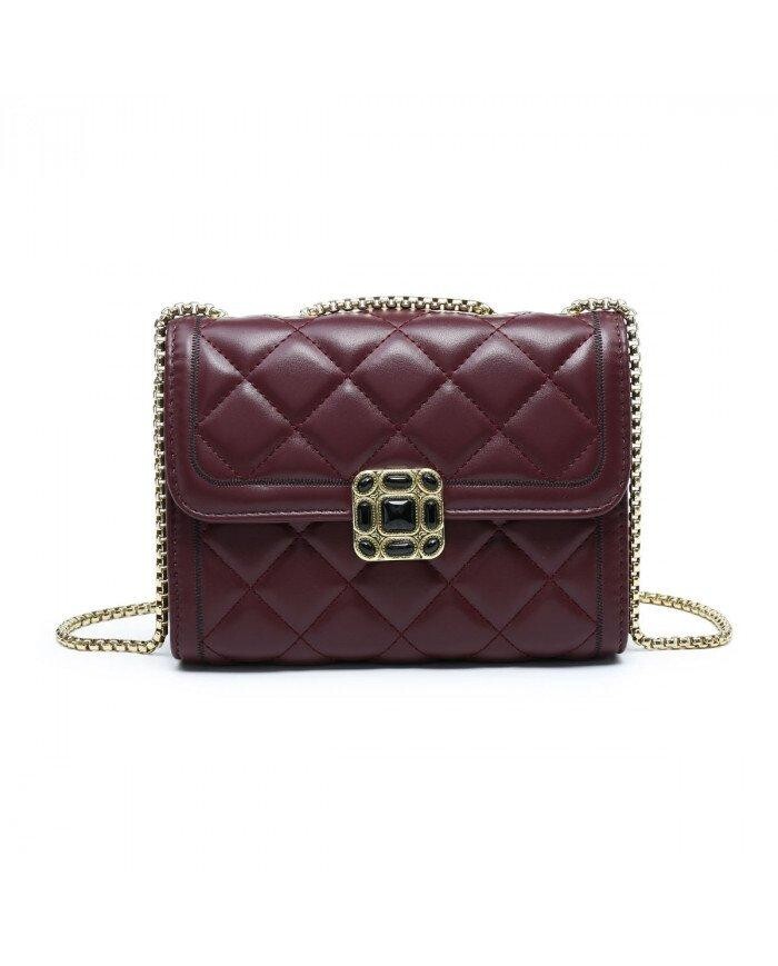 Сумка через плечо с 3 отделениями и стеганым узором в клетку Suqare, украшенная бисером JFY, красный
Сумка через плечо с 3 отделениями и стеганым узором в клетку Suqare, украшенная бисером JFY, красный