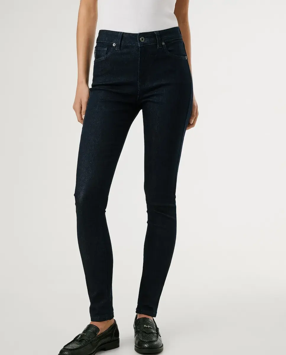 Женские узкие джинсы средней посадки из эластичной ткани Pepe Jeans, синий
Женские узкие джинсы средней посадки из эластичной ткани Pepe Jeans, синий