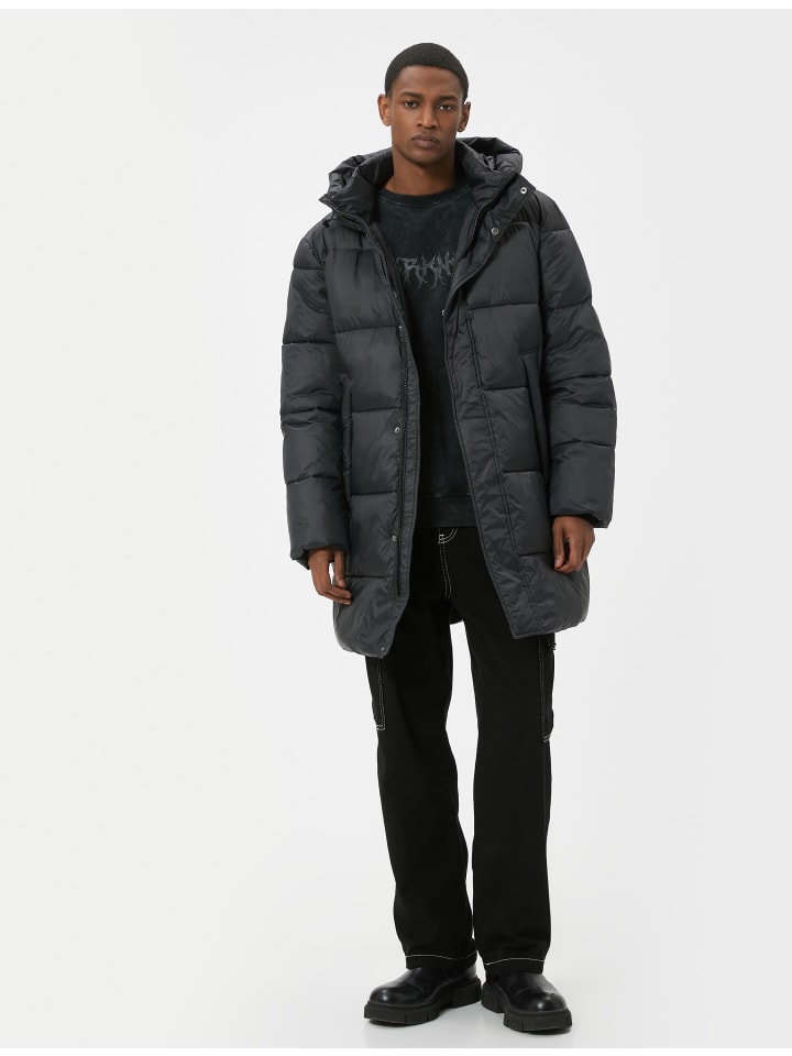 Зимняя куртка KOTON, черный
Зимняя куртка KOTON, черный