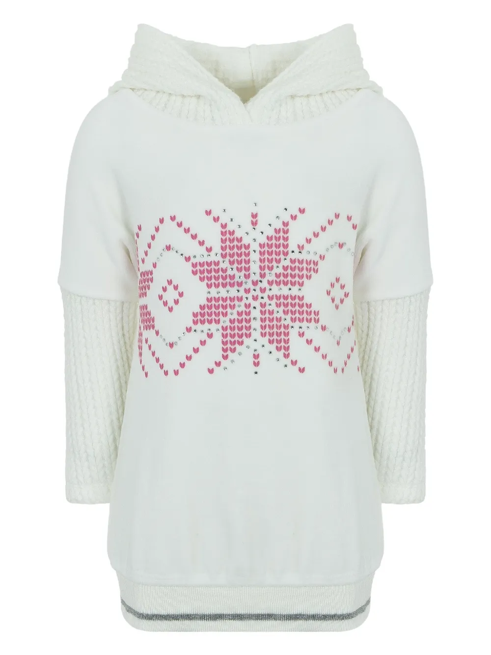 Декорированное платье с капюшоном Lapin House, белый
Декорированное платье с капюшоном Lapin House, белый