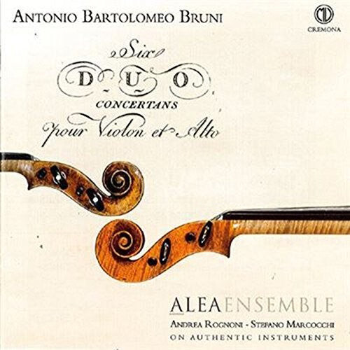 CD диск Bruni / Alea Ensemble / Rognoni / Marcocchi: Antonio Bartolomeo Bruni: Six duo concertans pour Violon et Alto
CD диск Bruni / Alea Ensemble / Rognoni / Marcocchi: Antonio Bartolomeo Bruni: Six duo concertans pour Violon et Alto