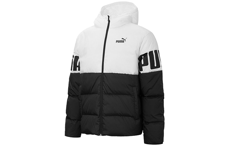 PUMA Мужская пуховая куртка черно-белая, Black White
PUMA Мужская пуховая куртка черно-белая, Black White
