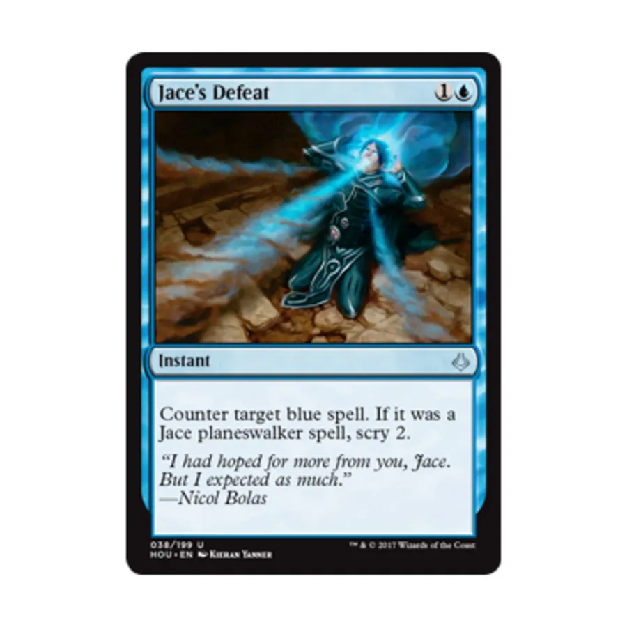 CCG Поражение Джейса (U), MTG - Hour of Devastation
CCG Поражение Джейса (U), MTG - Hour of Devastation