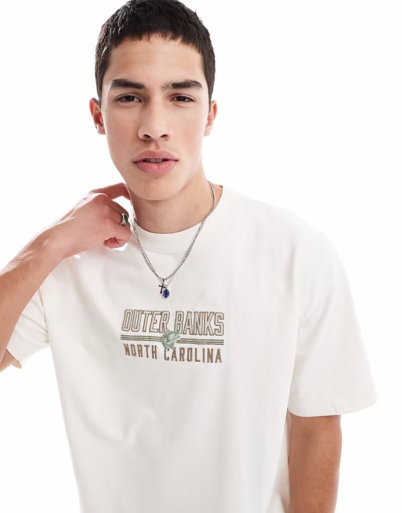 Плотная свободная футболка Hollister кремового цвета с изображением местоположения, Бежевый, Плотная свободная футболка Hollister кремового цвета с изображением местоположения
Плотная свободная футболка Hollister кремового цвета с изображением местоположения, Бежевый, Плотная свободная футболка Hollister кремового цвета с изображением местоположения