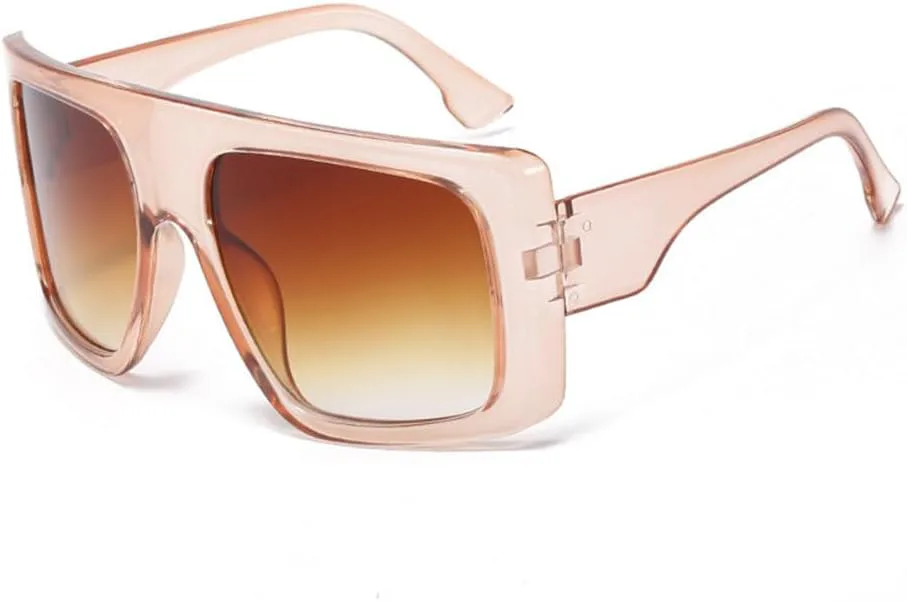 Модные, стильные, большие панк-солнцезащитные очки для женщин и мужчин, уникальные солнцезащитные очки класса люкс с защитой от УФ-излучения UV400 TYUVIVO, Clear Tea
Модные, стильные, большие панк-солнцезащитные очки для женщин и мужчин, уникальные солнцезащитные очки класса люкс с защитой от УФ-излучения UV400 TYUVIVO, Clear Tea