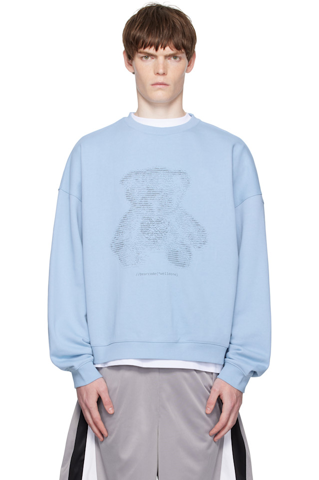 Свитшот с медведем-программистом We11Done, синий
Свитшот с медведем-программистом We11Done, синий