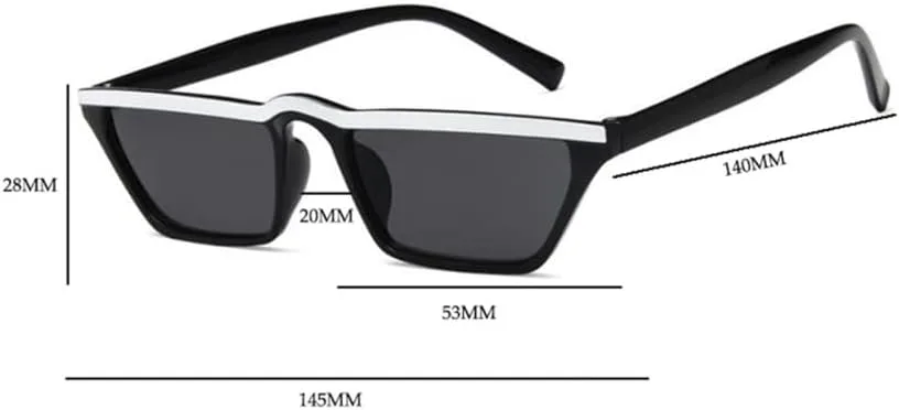 Солнцезащитные очки «кошачий глаз» для женщин, стильные белые и черные, в маленькой оправе, прямоугольные женские очки в стиле ретро generic, C3 White Black
Солнцезащитные очки «кошачий глаз» для женщин, стильные белые и черные, в маленькой оправе, прямоугольные женские очки в стиле ретро generic, C3 White Black