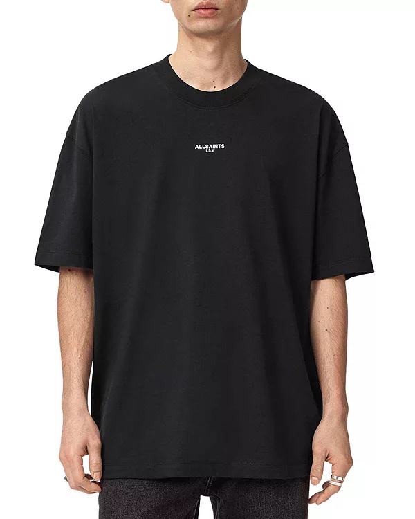 Футболка оверсайз с логотипом Mikro Allsaints, черный
Футболка оверсайз с логотипом Mikro Allsaints, черный