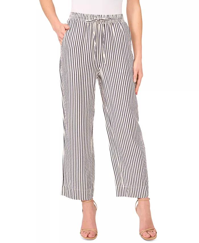 Женские полосатые брюки на резинке без застежки CeCe, мультиколор
Женские полосатые брюки на резинке без застежки CeCe, мультиколор