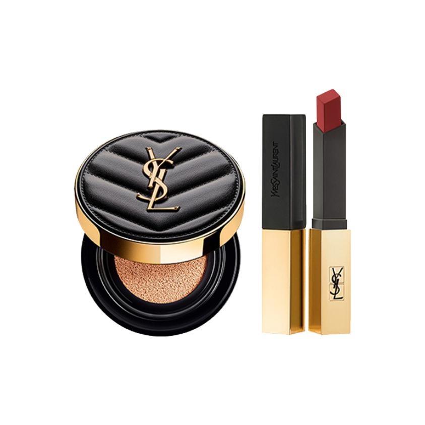 SAINT LAURENT Набор для макияжа Spring Leather Air Cushion Gold Bar с лёгким растушёвыванием, естественным и стойким покрытием
SAINT LAURENT Набор для макияжа Spring Leather Air Cushion Gold Bar с лёгким растушёвыванием, естественным и стойким покрытием