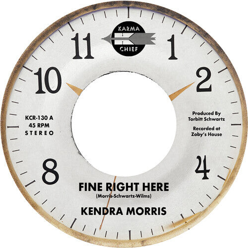 Сингл 7" Morris, Kendra: Fine Right Here / Birthday Song
Сингл 7" Morris, Kendra: Fine Right Here / Birthday Song