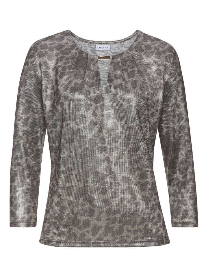 Футболка LASCANA, цвет khaki-goldfarben bedruckt
Футболка LASCANA, цвет khaki-goldfarben bedruckt