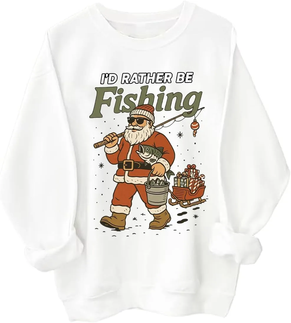 Толстовка с принтом "I'd Rather Be Fishing" Cynvor
Толстовка с принтом "I'd Rather Be Fishing" Cynvor