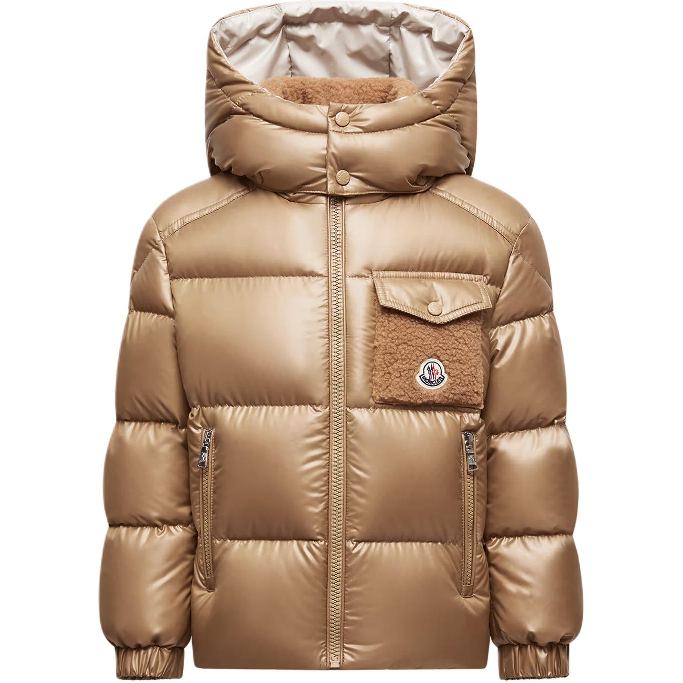 Детская пуховая куртка Moncler, бежевый
Детская пуховая куртка Moncler, бежевый