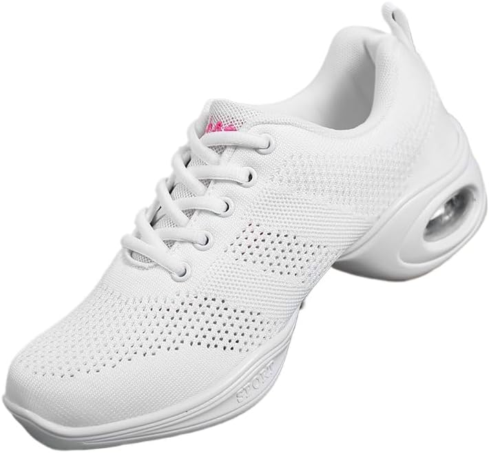 Женские и мужские джазовые кроссовки для танцев на шнуровке с разделенной подошвой Hhhchpm, белый
Женские и мужские джазовые кроссовки для танцев на шнуровке с разделенной подошвой Hhhchpm, белый