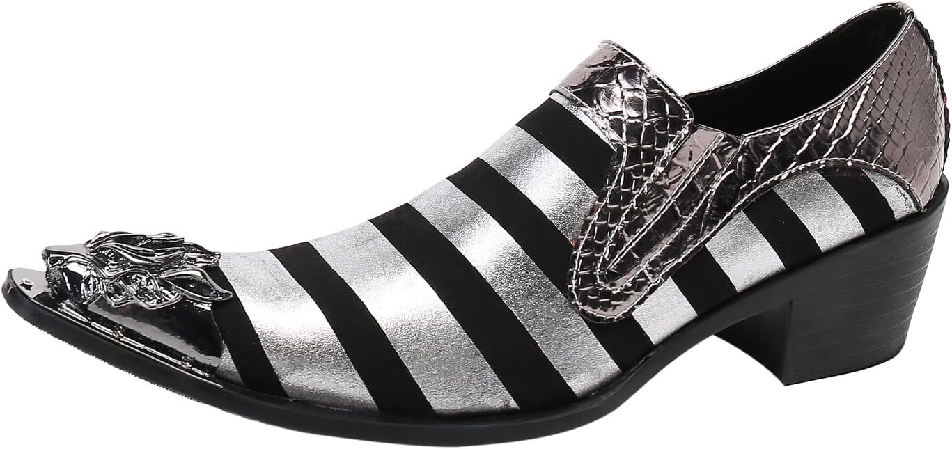 Мужские лоферы Santimon с металлическим носком, с отделкой под льва, двухцветные, кожаные, стильные, для вечеринок, бальных танцев, свадеб, кожаная обувь, серебро
Мужские лоферы Santimon с металлическим носком, с отделкой под льва, двухцветные, кожаные, стильные, для вечеринок, бальных танцев, свадеб, кожаная обувь, серебро