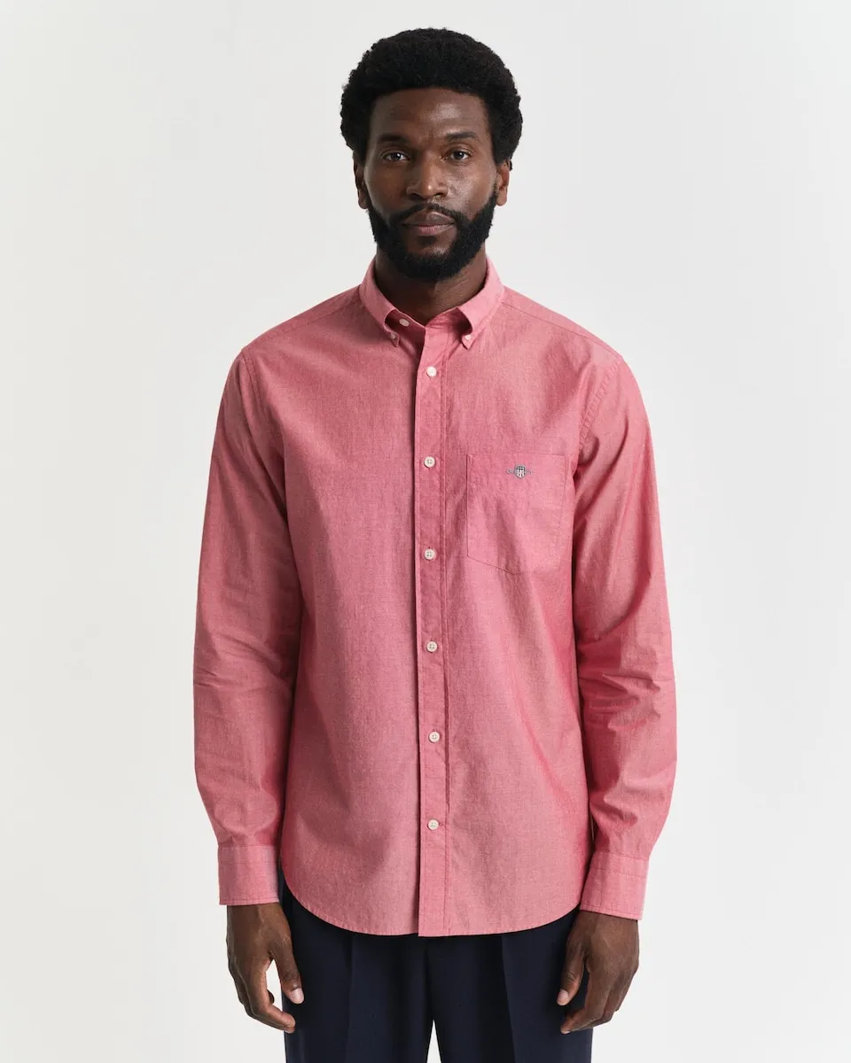 Классическая мужская рубашка с длинными рукавами и нагрудным карманом Gant, красный
Классическая мужская рубашка с длинными рукавами и нагрудным карманом Gant, красный