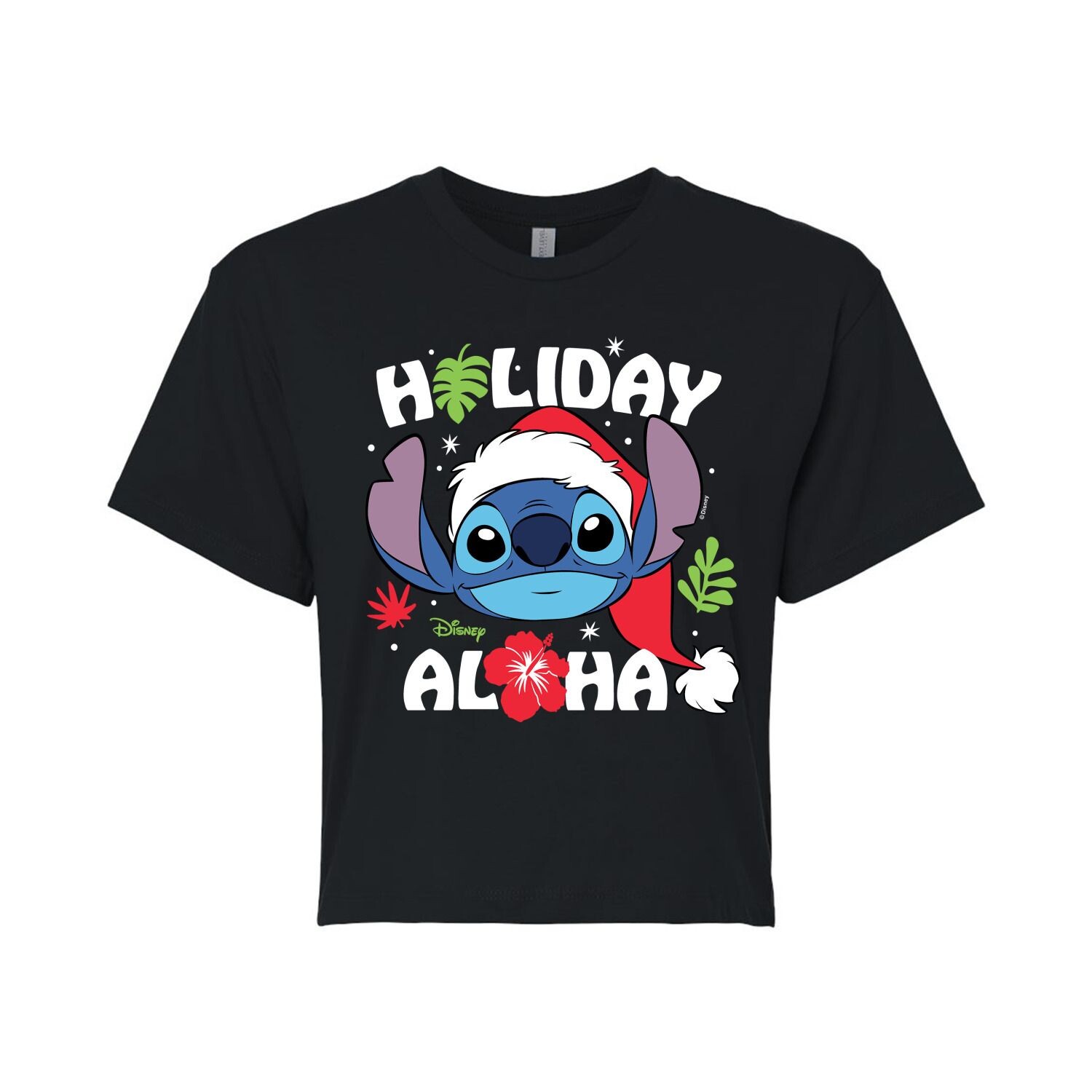 Укороченная футболка Disney's Lilo & Stitch Junior's Holiday Aloha Licensed Character
Укороченная футболка Disney's Lilo & Stitch Junior's Holiday Aloha Licensed Character