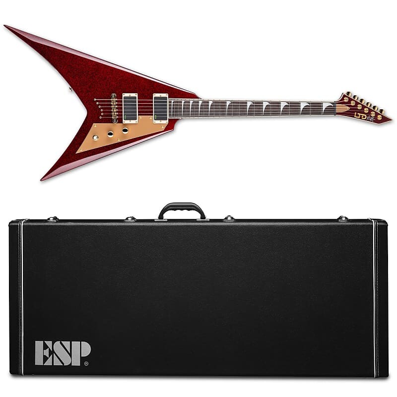 Электрогитара ESP LTD Kirk Hammett KH-V Electric Guitar Red Sparkle + Hard Case
Электрогитара ESP LTD Kirk Hammett KH-V Electric Guitar Red Sparkle + Hard Case