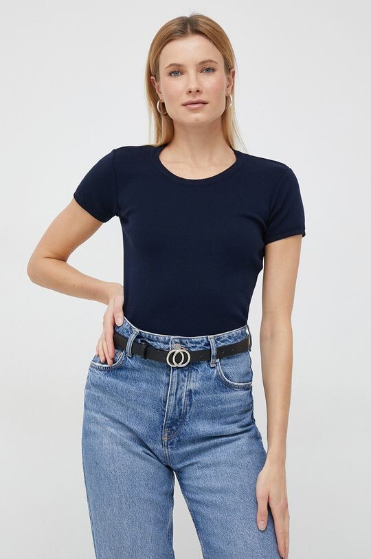 Хлопковый свитер United Colors of Benetton, темно-синий
Хлопковый свитер United Colors of Benetton, темно-синий