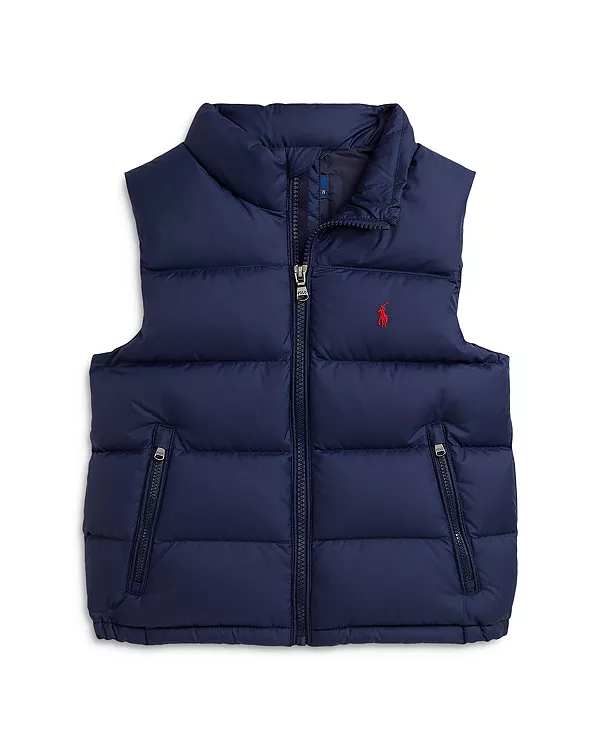 Стеганый пуховый жилет для мальчиков - для маленького ребенка Ralph Lauren, синий
Стеганый пуховый жилет для мальчиков - для маленького ребенка Ralph Lauren, синий