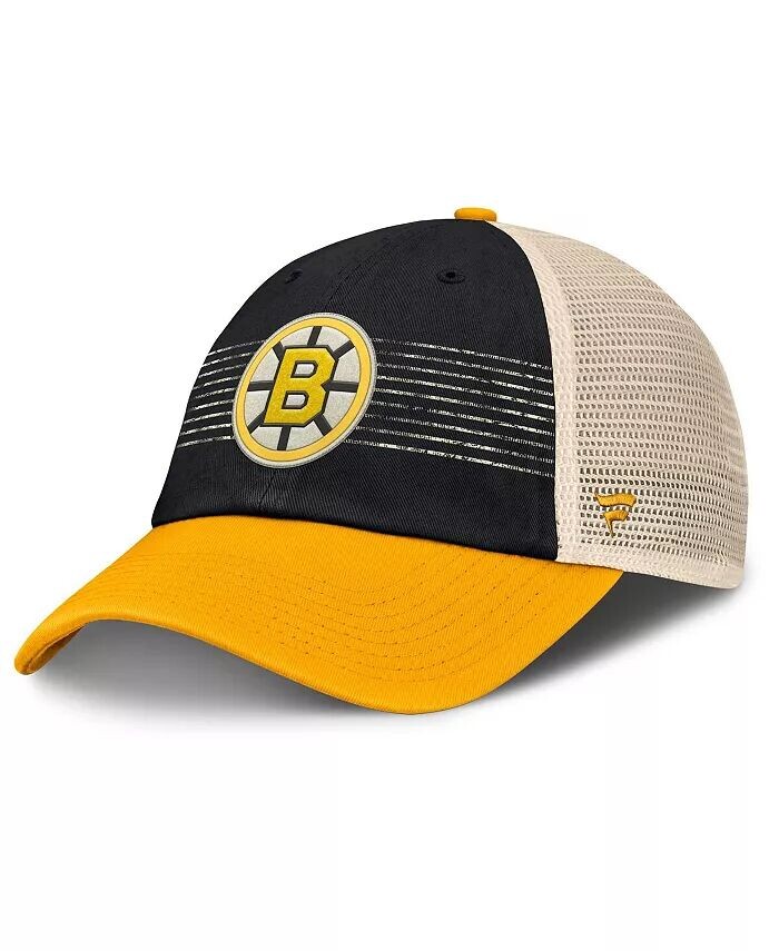 Мужская черная/золотая бейсболка Boston Bruins Heritage Breakaway Trucker Adjustable Fanatics
Мужская черная/золотая бейсболка Boston Bruins Heritage Breakaway Trucker Adjustable Fanatics