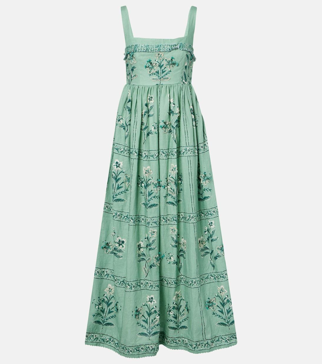 Барбара вышитое льняное платье макси Agua by Agua Bendita, Ceiba
Барбара вышитое льняное платье макси Agua by Agua Bendita, Ceiba