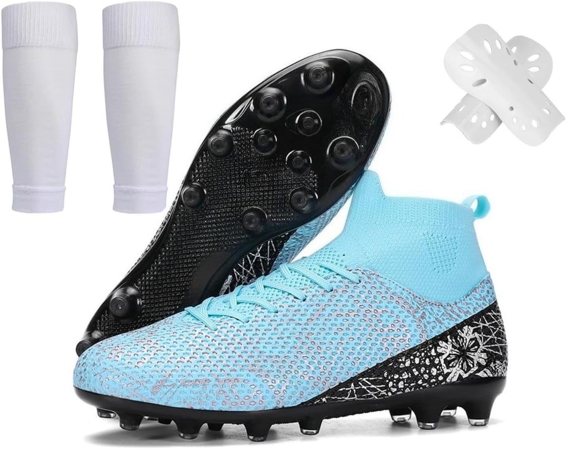 Футбольные бутсы для мужчин, высокие, для игры на искусственном газоне и с шипами AG, кроссовки для тренировки, унисекс, для женщин, подростков, мальчиков и девочек, с комплектом носков и щитков Spedify, серебряный
Футбольные бутсы для мужчин, высокие, для игры на искусственном газоне и с шипами AG, кроссовки для тренировки, унисекс, для женщин, подростков, мальчиков и девочек, с комплектом носков и щитков Spedify, серебряный