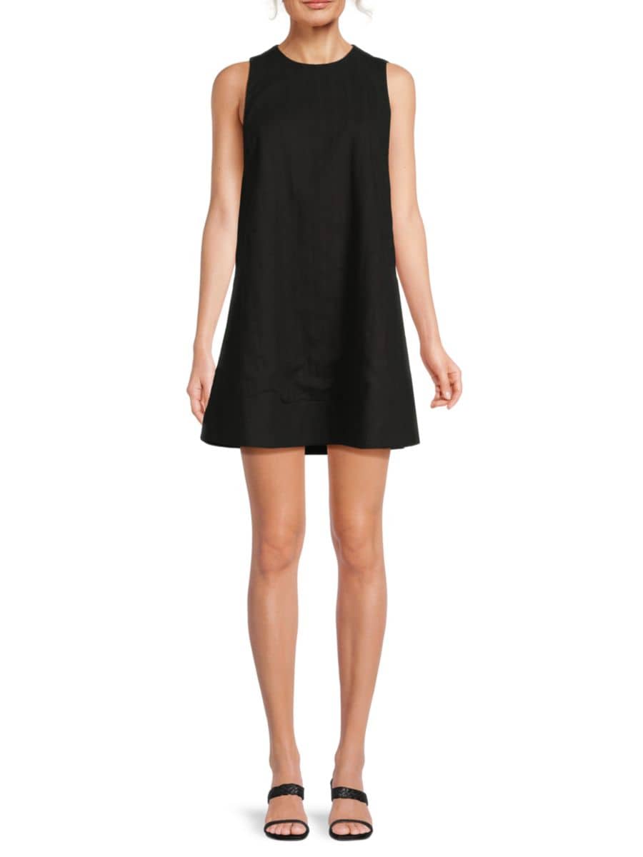 Мини-платье Rosalind А-силуэта из хлопка и льна rag & bone, черный
Мини-платье Rosalind А-силуэта из хлопка и льна rag & bone, черный