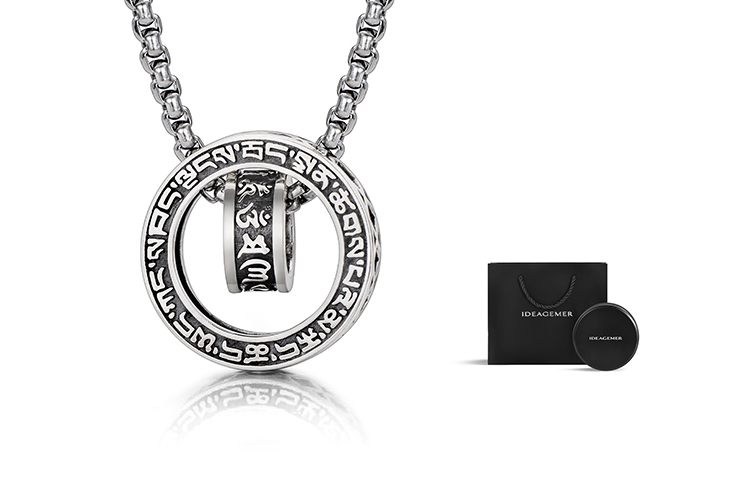 IDEAGEMER Серебряное ожерелье S925 для мужчин
IDEAGEMER Серебряное ожерелье S925 для мужчин